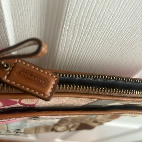 Coach Patchwork Crossbody Bag - Pink, Cream, Brown, Tan - Picture 11 of 11